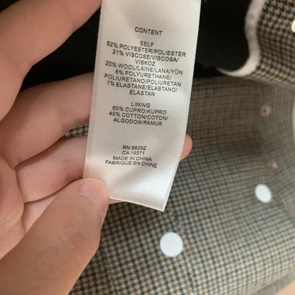 TIBI Atticus Houndstooth Moto Jacket M - Picture 7 of 9